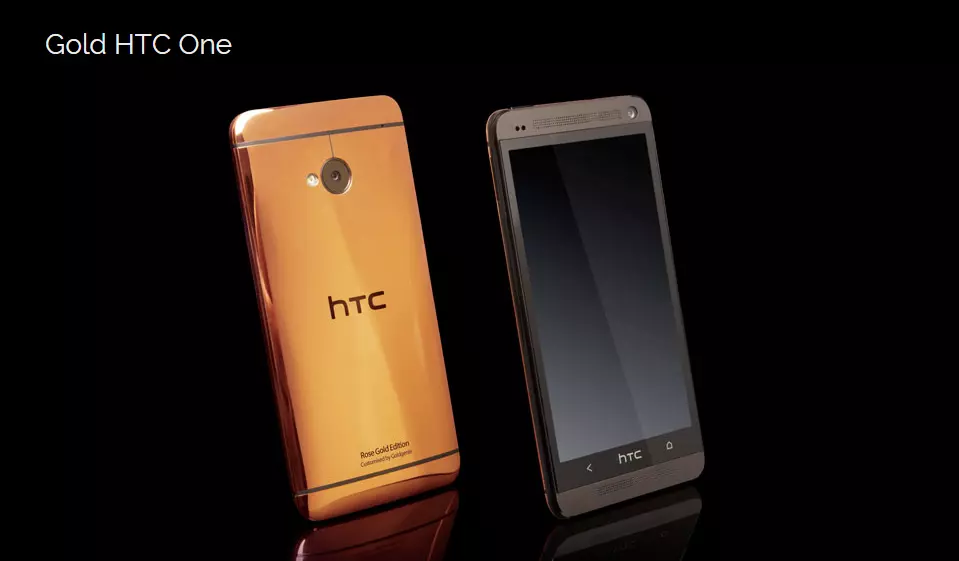 htc one rose gold edition