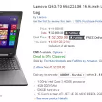 [21% Off] Lenovo G50-70 59422406 15.6-inch Laptop @ Rs.32309